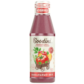 Сок Goodinni 0,75л Овощная смесь с пряными травами
