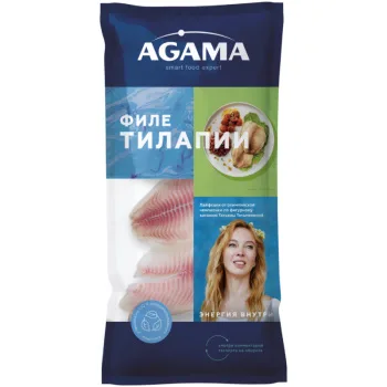 Филе Тилапии Агама замороженное, 400г