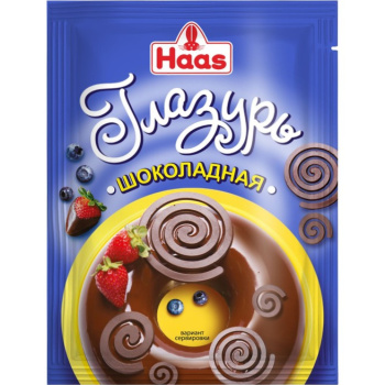 Глазурь ХААС шоколадная 75г