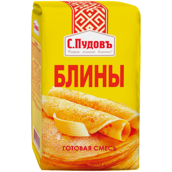 Мука высший сорт Блинная классическая С.Пудовъ, 500г