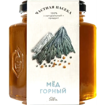 Мед Частная пасека горный, 250г