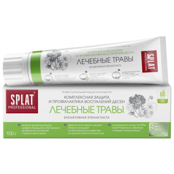 Зубная паста Splat Professional, лечебные травы, 100г 