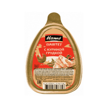 Паштет Хаме, с куриной грудкой, 105г