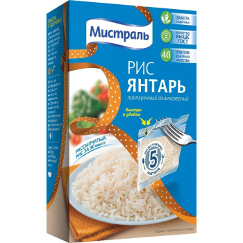 МИСТРАЛЬ Рис Янтарь 400г