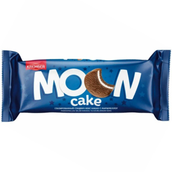 Кекс сендвич Krember Moon с какао и маршмаллоу глазированный, 200г