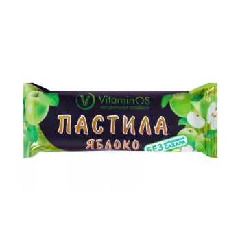 Пастила Витаминос батончик, вкус яблоко, 40г