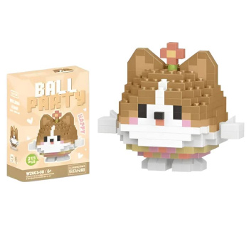 Конструктор Ball Party, кроги-круглик, 215 деталей