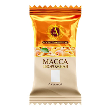 Масса творожная с курагой 20% БЗМЖ, 180г