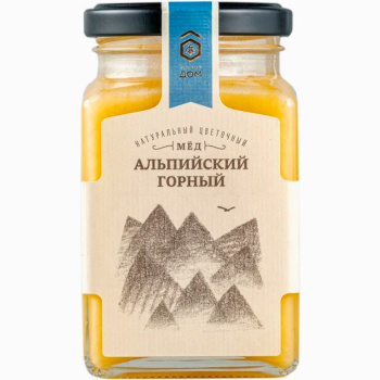Мёд Альпийский горный цветочный, 320г