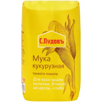 Мука кукурузная С.Пудовъ, 450г