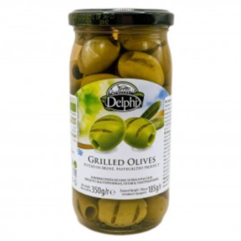 Оливки Delphi гриль без косточки в рассоле, 350г