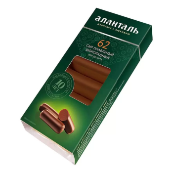 Сыр плавленный Аланталь №62 шоколадный, 40% БЗМЖ, 140г