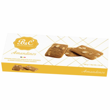Печенье сдобное Amandinos B&C миндальное, 100г