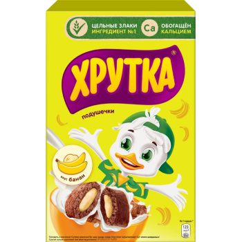 Готовый завтрак Хрутка подушечки банановые 220г