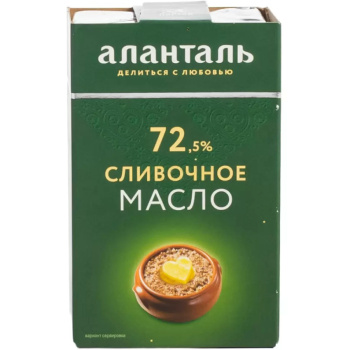 Масло сливочное Крестьянское Аланталь 72,5%, 180г
