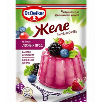 Желе Dr. Bakers вкус лесной ягоды 45г