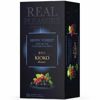 Чай Kioko Berry Forest с ягодами черный, 25пакетиков