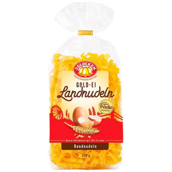 Макаронные изделия 3 Glocken GE Bandnudeln, короткая прямая лапша, 350г