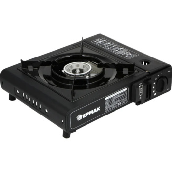 Плитка газовая к баллону с цанговым захватом портативная в кейсе, 34х26х9см