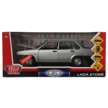 Машина металлическая LADA 21099, 18,5см, серая
