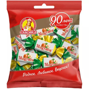 Конфеты Медунок с орехом 202г