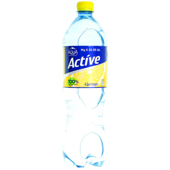 Вода Aqua Minerale Active, цитрус, негазированная, 1л