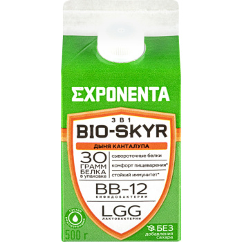  Напиток Exponenta Bio-Skyr 3 в1 дыня-канталупа, 500г