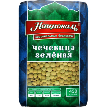 Чечевица зеленая 450г Ангстрем