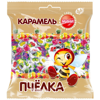 Карамель леденцовая Пчелка мини 180г