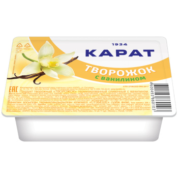 Творожок Карат с ванилью 9%, 230г