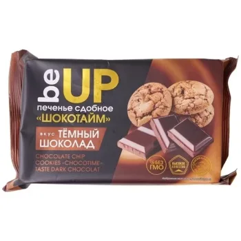 Печенье сдобное Шокотайм, вкус темный шоколад, 100г
