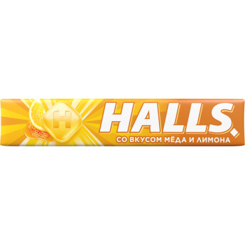 Леденцы HALLS мед и лимон, 25г