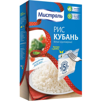 МИСТРАЛЬ Рис Кубань 400г