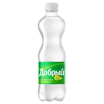 Напиток Добрый лимон-лайм газированный, 0,5л 