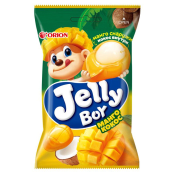 Мармелад жевательный Orion Jelly Boy, со вкусом манго и кокоса, 66г 