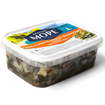 Салат из морской капусты в масле Витаминный Вкусное море, 200г 