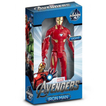 Фигурка железный человек, светящийся, 17 6 30см  