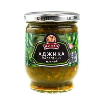Соус Перечный Аджика Халапеньо Кинто, зеленый, 265г