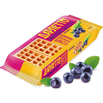 Десерт мягкий Дарлетто с суфле и фруктовой начинкой Черника 144г