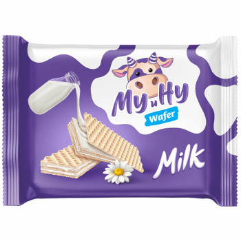 Вафли Му и Ну молочные 70г