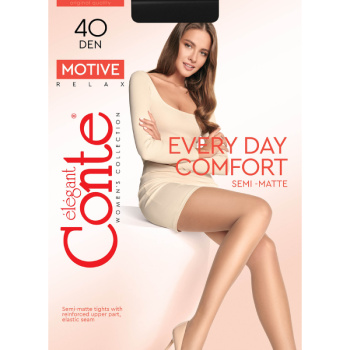 Колготки Conte elegant MOTIVE 40, nero 4