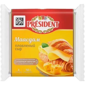 Сыр Президент Мааздам 40%, 150г