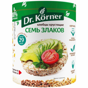 Хлебцы Dr. Korner 7 злаков, 100г