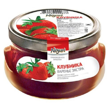 Варенье экстра клубника Ноян, 450г
