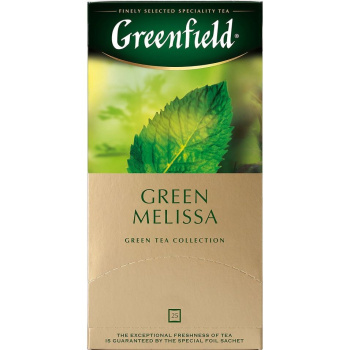 Чай зеленый Greenfield Green Melissa 25 пакетиков