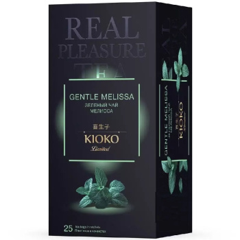 Чай Kioko Gentle Melissa с мелиссой зеленый, 25пакетиков