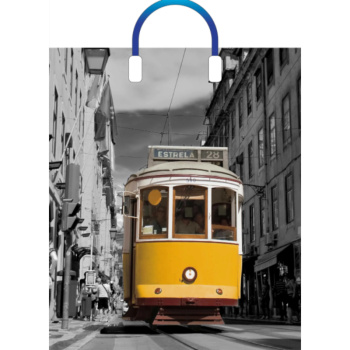 Пакет с пластмассовыми ручками