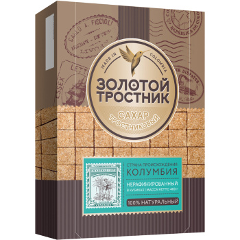 Сахар Мистраль Золотой тростник нерафинированный 400г