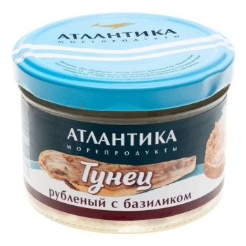 Крем-паста из тунца рубленого с базиликом Атлантика, 150г 