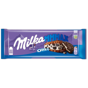 Шоколад Милка MMMAX молочный, ваниль с кусочками Орео, 253г